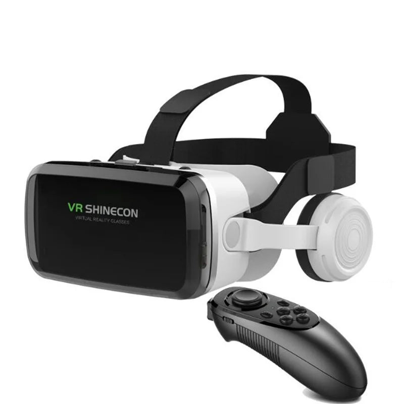Wireless Virtual Reality Glasses 3D Headset for 4.7-7.2" Phones