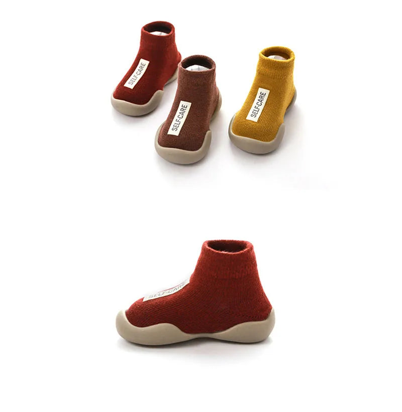 Baby Toddler First Walkers Soft Rubber Shoes