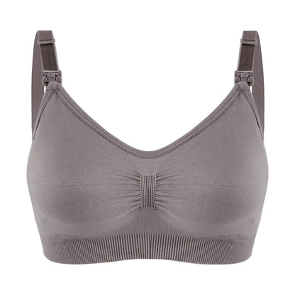 Plus Size Nursing Bra Seamless Breathable Nylon