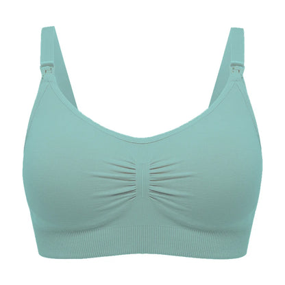 Plus Size Nursing Bra Seamless Breathable Nylon