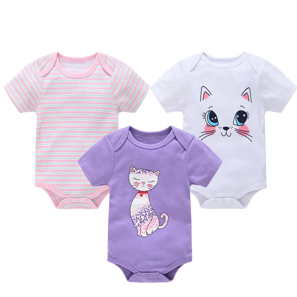 Kavkas Baby Boy Cotton Bodysuit Summer Overalls