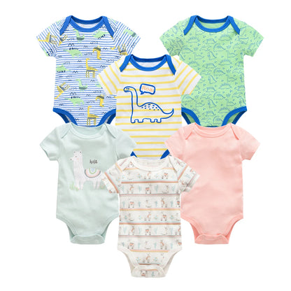 Kavkas Baby Boy Cotton Bodysuit Summer Overalls
