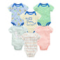 Kavkas Baby Boy Cotton Bodysuit Summer Overalls