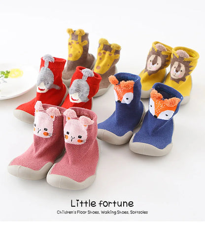 Baby Toddler First Walkers Soft Rubber Shoes