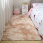 Pink Fluffy Polyester Carpet for Children's Room