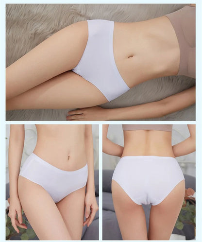 TrowBridge Women's Plus Size Silk Satin Seamless Briefs