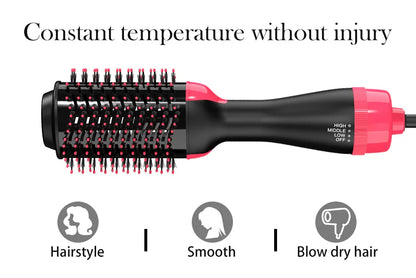LISAPRO 3 In 1 Hot Air Brush Hair Dryer and Volumizer