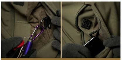 Military Shark Skin Soft Shell Jacket Men Tactical Waterproof