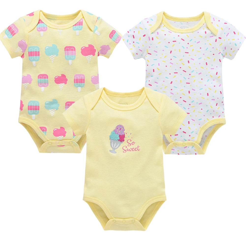 Kavkas Baby Boy Cotton Bodysuit Summer Overalls