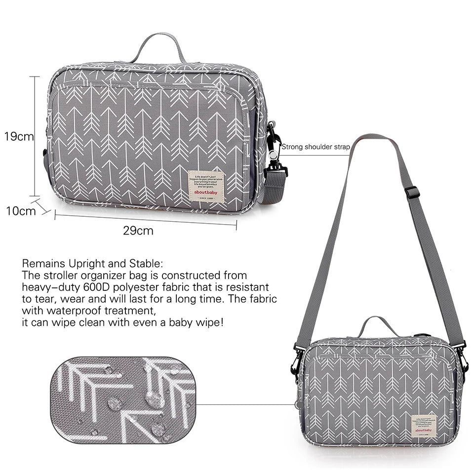 Waterproof Baby Stroller Bag Multifunction Diaper Organizer