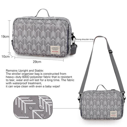 Waterproof Baby Stroller Bag Multifunction Diaper Organizer