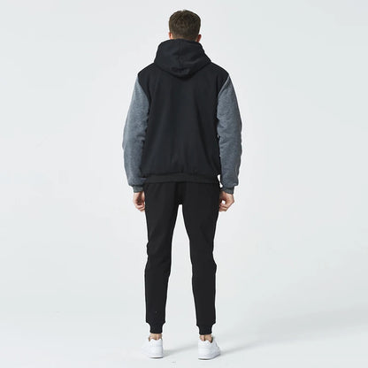 Men's Camouflage Winter Jacket Fleece Long Sleeve Coat