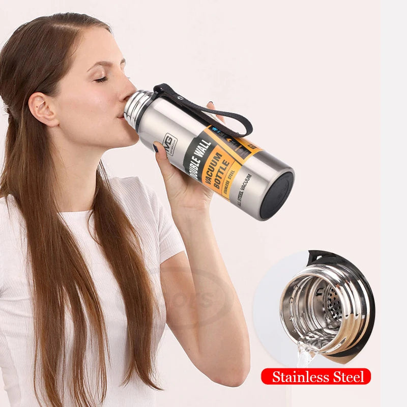 Large Capacity Stainless Steel Vacuum Flask Tumbler