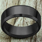 Black Classic Titanium Steel Ring for Men