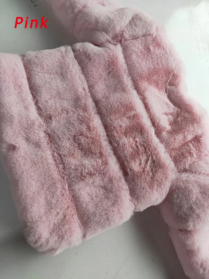 Faux Fur Winter Coat for Girls
