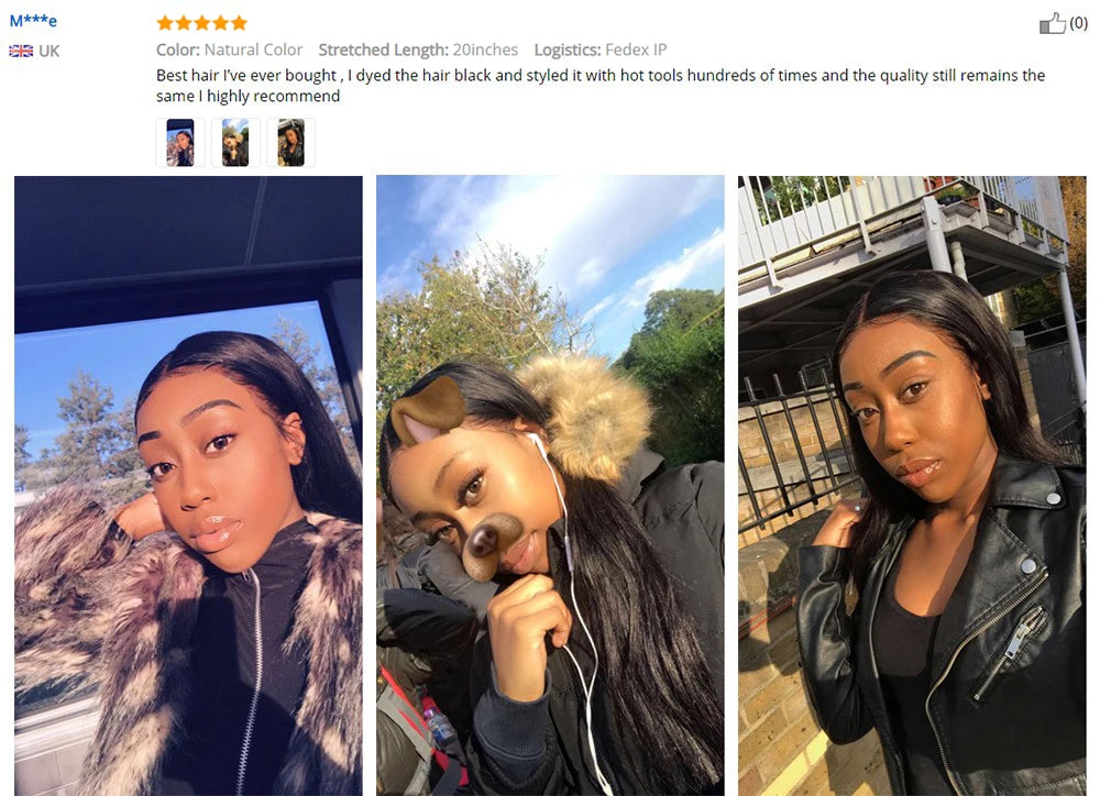 HD Lace Frontal Human Hair Wig Straight 360