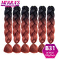 24 Inch Jumbo Braiding Hair Extensions Synthetic Ombre