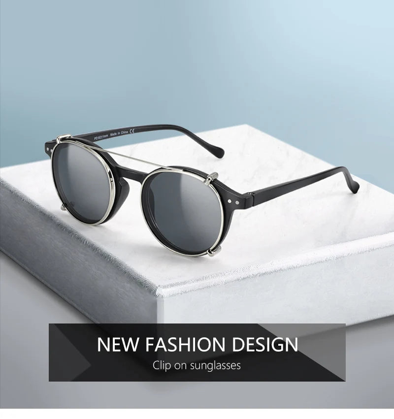 ZENOTTIC Clip-On Polarized Sunglasses for Women