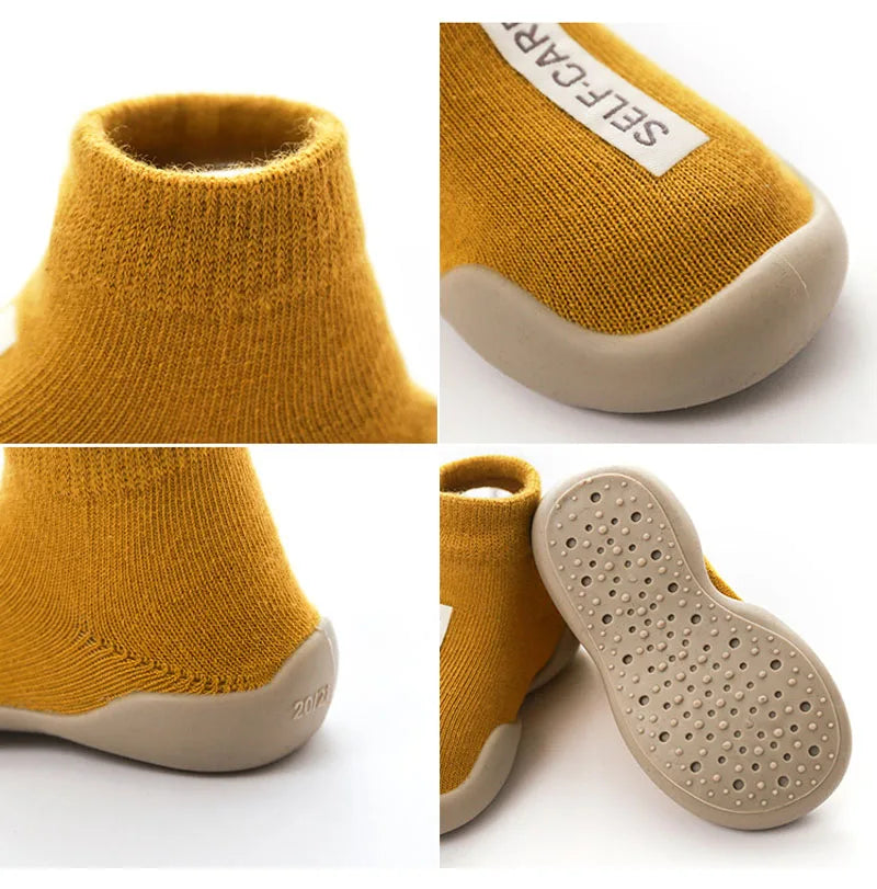 Baby Toddler First Walkers Soft Rubber Shoes