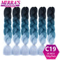 24 Inch Jumbo Braiding Hair Extensions Synthetic Ombre