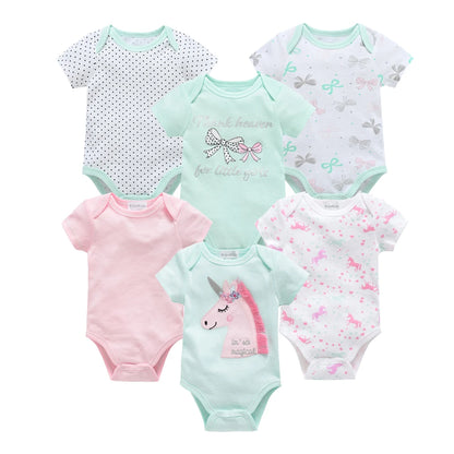 Kavkas Baby Boy Cotton Bodysuit Summer Overalls