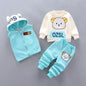 Children's Hooded Fleece Outfit Set for Toddlers