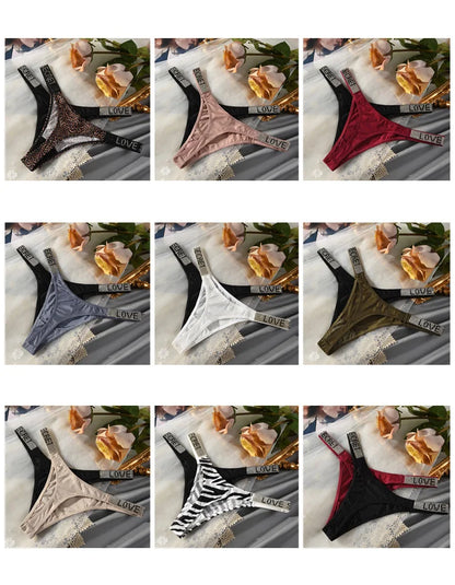 Low Waist G-String Panties for Women in Polyester