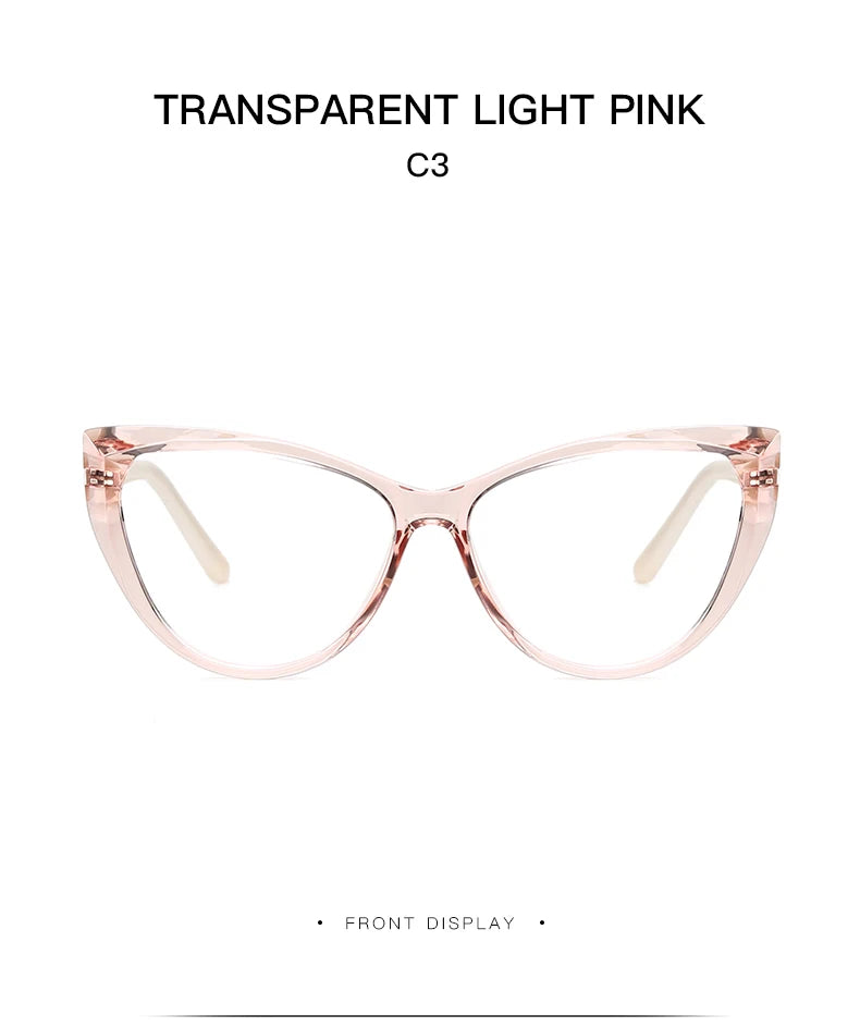 Cat Eye Plastic Glasses Frame for Women