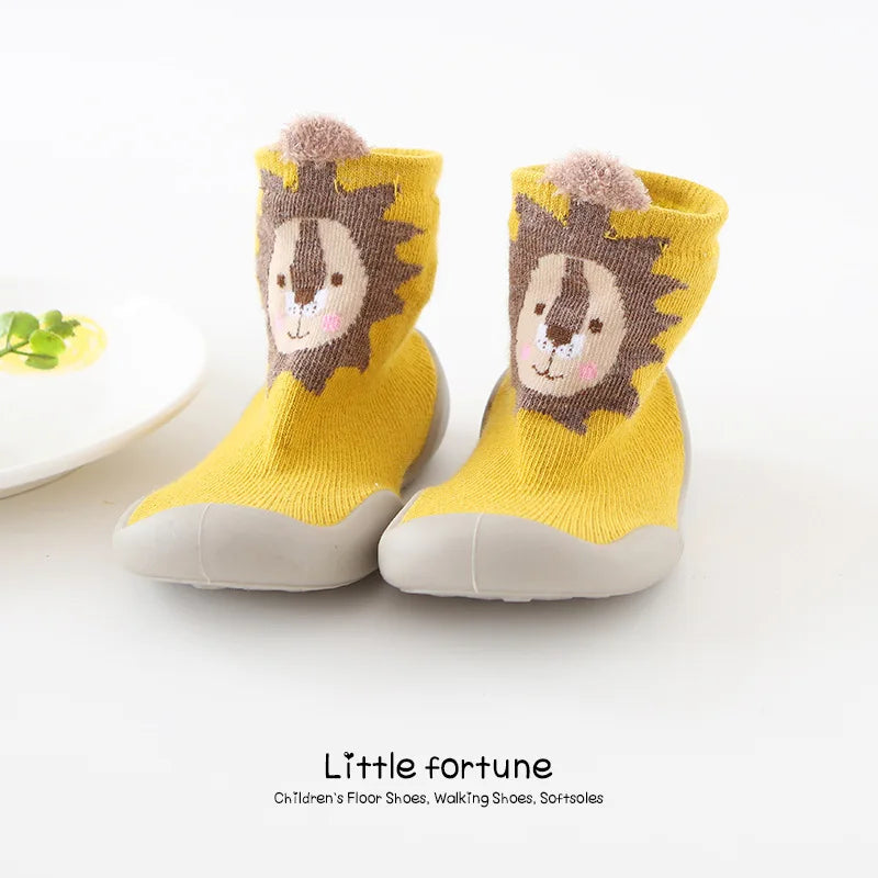 Baby Toddler First Walkers Soft Rubber Shoes