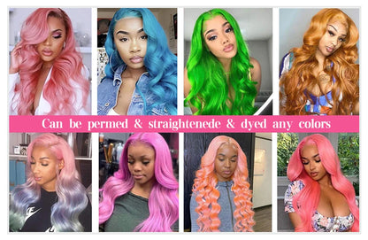 Honey Blonde Body Wave Lace Frontal Wig Brazilian Hair