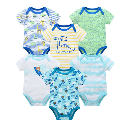 Kavkas Baby Boy Cotton Bodysuit Summer Overalls