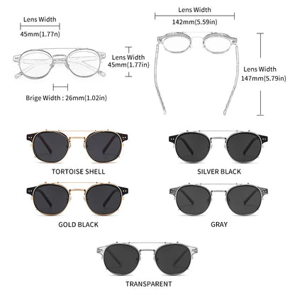 GCV Double Layer Polarized Acetate Sunglasses