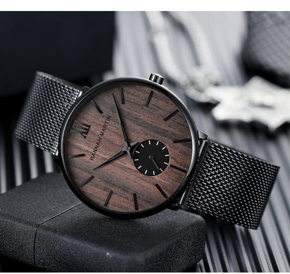 Waterproof Stainless Steel Mesh Quartz Men Watch