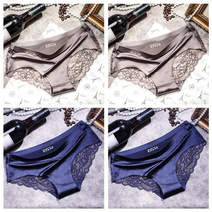 Lace Briefs Women Seamless Comfort Underwear Plus Size