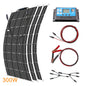 ASUNERGE 12V Flexible Monocrystalline Solar Panel 100W