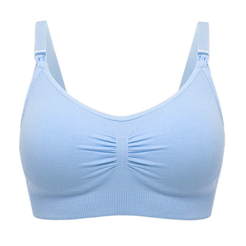 Plus Size Nursing Bra Seamless Breathable Nylon