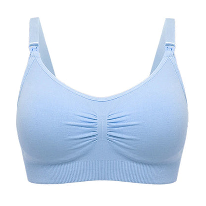 Plus Size Nursing Bra Seamless Breathable Nylon