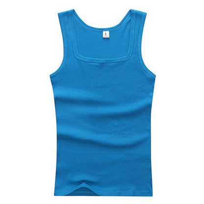 Plus Size Men Tank Tops Sleeveless Cotton Blend Vests