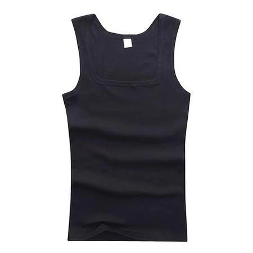 Plus Size Men Tank Tops Sleeveless Cotton Blend Vests
