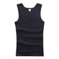 Plus Size Men Tank Tops Sleeveless Cotton Blend Vests