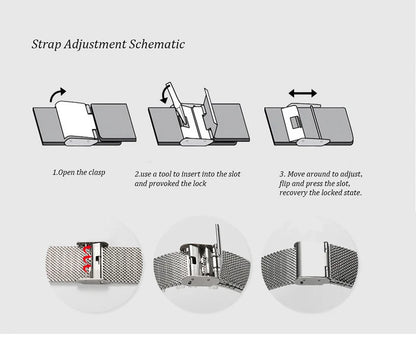 Waterproof Stainless Steel Mesh Quartz Men Watch