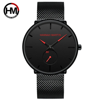 Waterproof Stainless Steel Mesh Quartz Men Watch