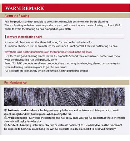 4in1 Women Fox Fur Coat Winter Outerwear