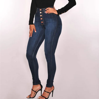 High Waist Push Up Skinny Jeans for Women