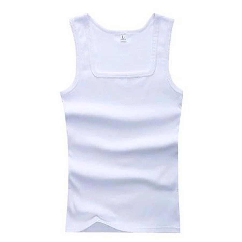 Plus Size Men Tank Tops Sleeveless Cotton Blend Vests