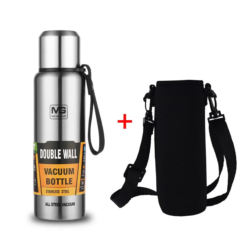 Large Capacity Stainless Steel Vacuum Flask Tumbler