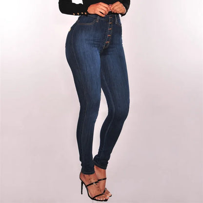 High Waist Push Up Skinny Jeans for Women
