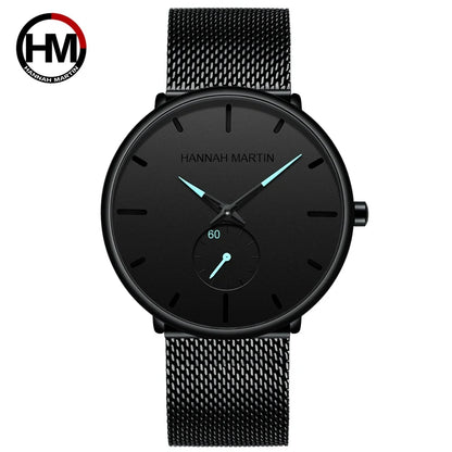 Waterproof Stainless Steel Mesh Quartz Men Watch