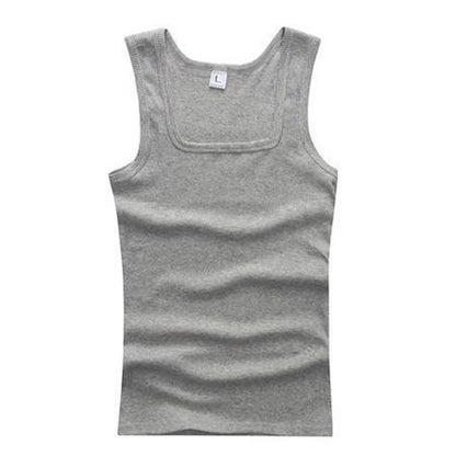 Plus Size Men Tank Tops Sleeveless Cotton Blend Vests