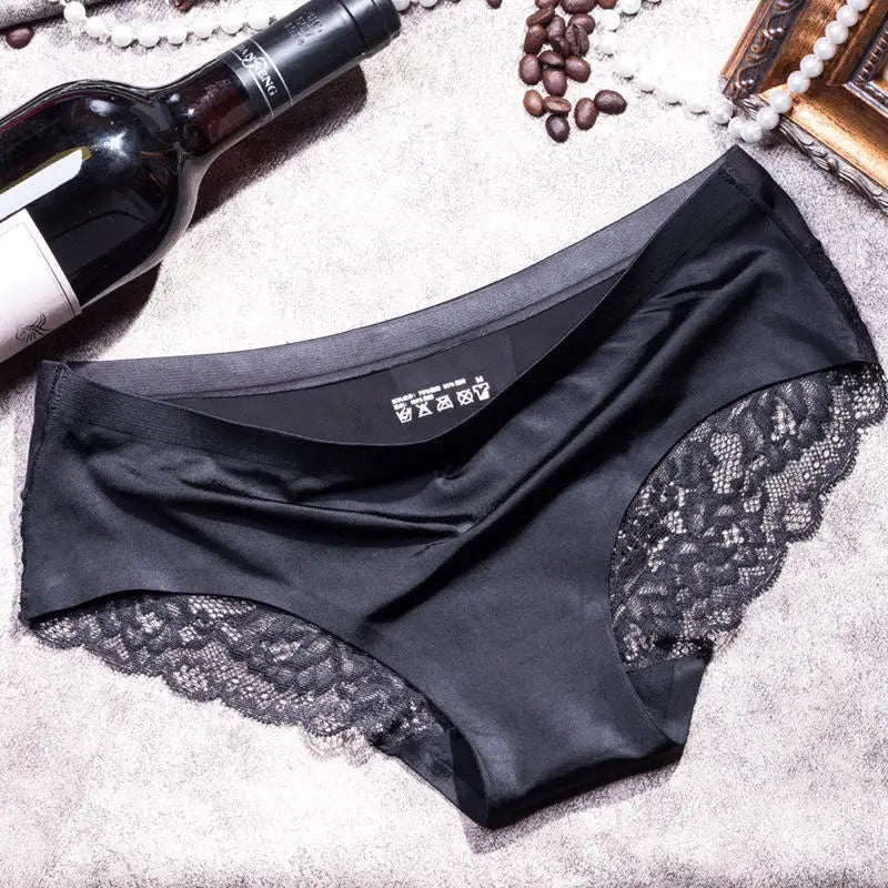 Lace Briefs Women Seamless Comfort Underwear Plus Size